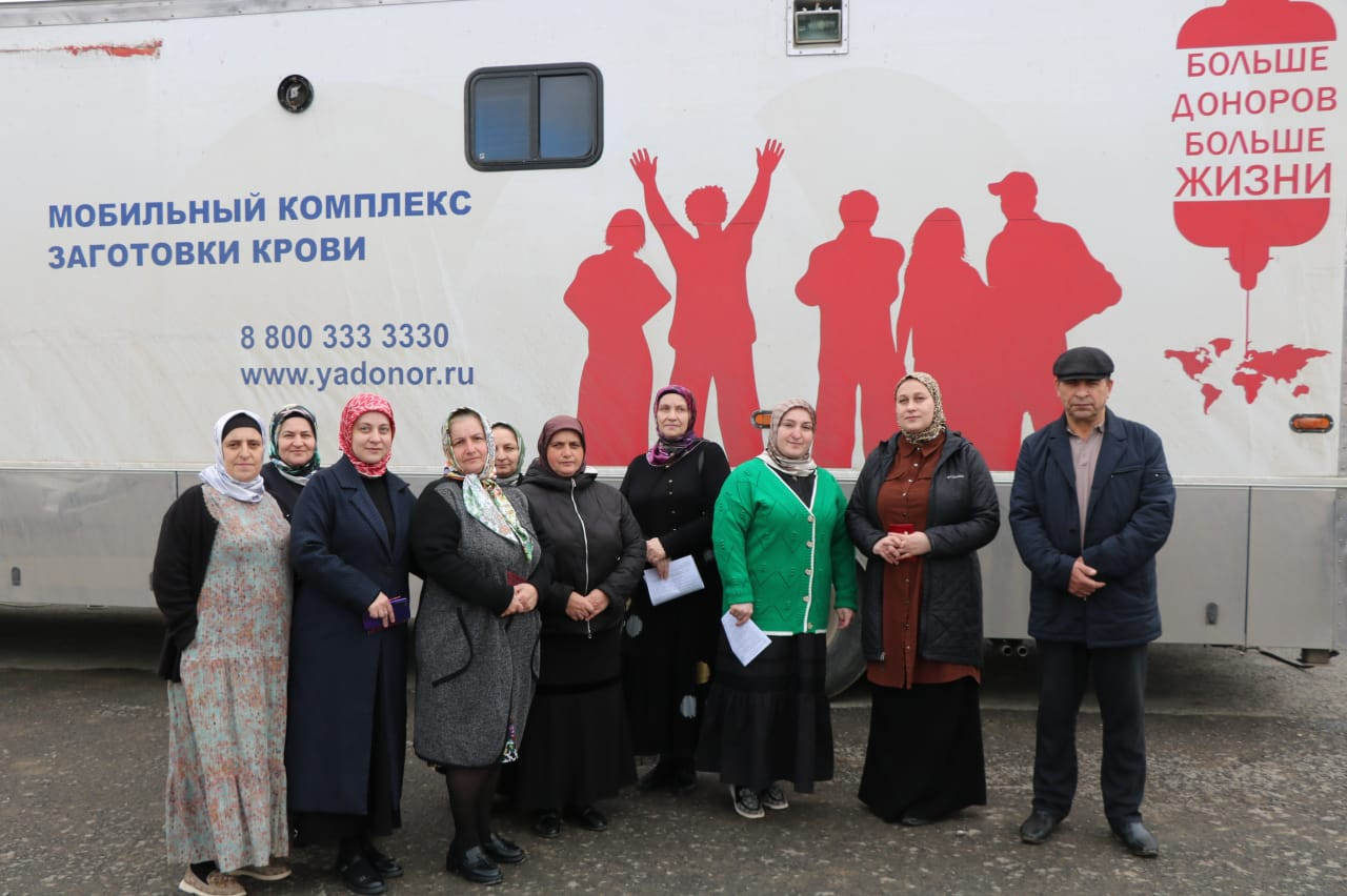 Коллектив Реабилитационного центра поддержал популяризацию донорства крови в Дагестане в рамках акции "Марафон добра"